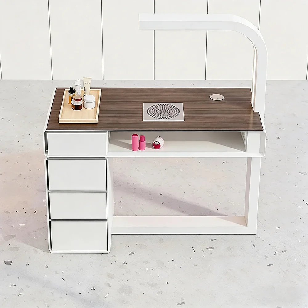 Vintage Nail Station with Storage