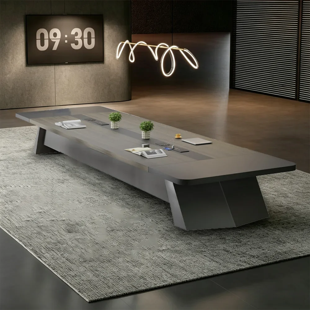 Modern Rectangle Large Conference Table