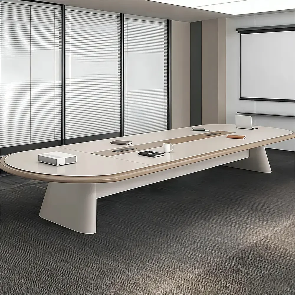 Modern Minimalist Painted Conference Table