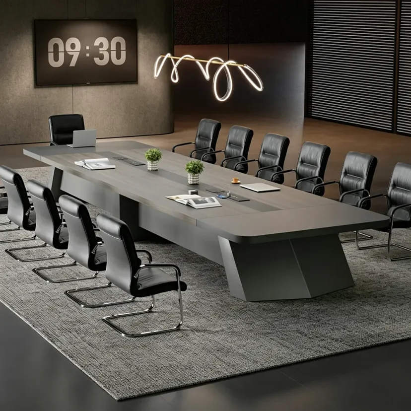 Modern Rectangle Large Conference Table