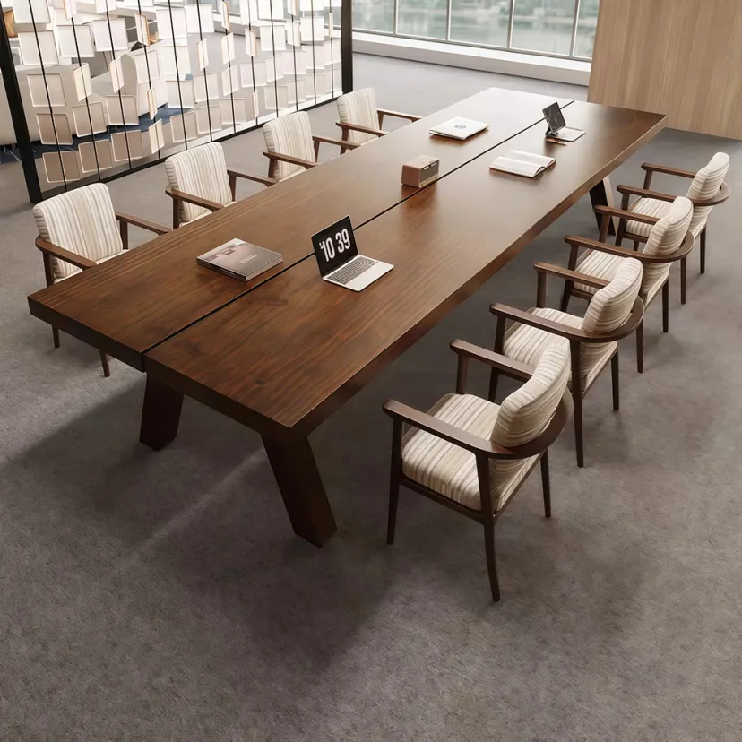 Large Wood Executive Conference Table - Maoters