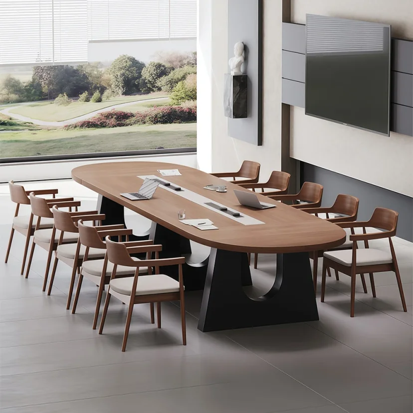 Solid Wood Commercial Conference Table - Maoters