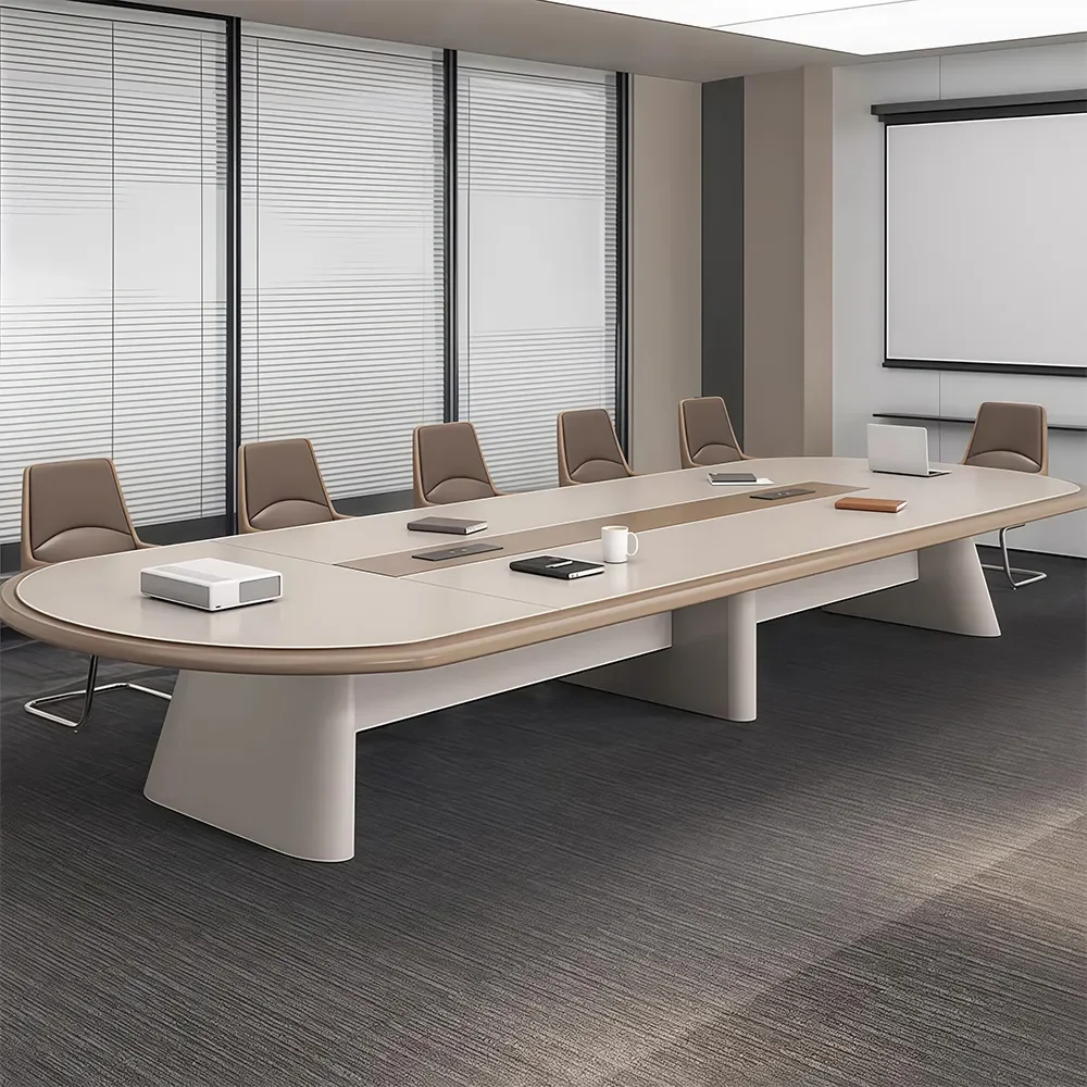 Modern Minimalist Painted Conference Table