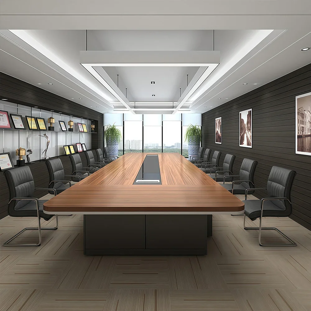 Simple Thick Plate Conference Table - Maoters