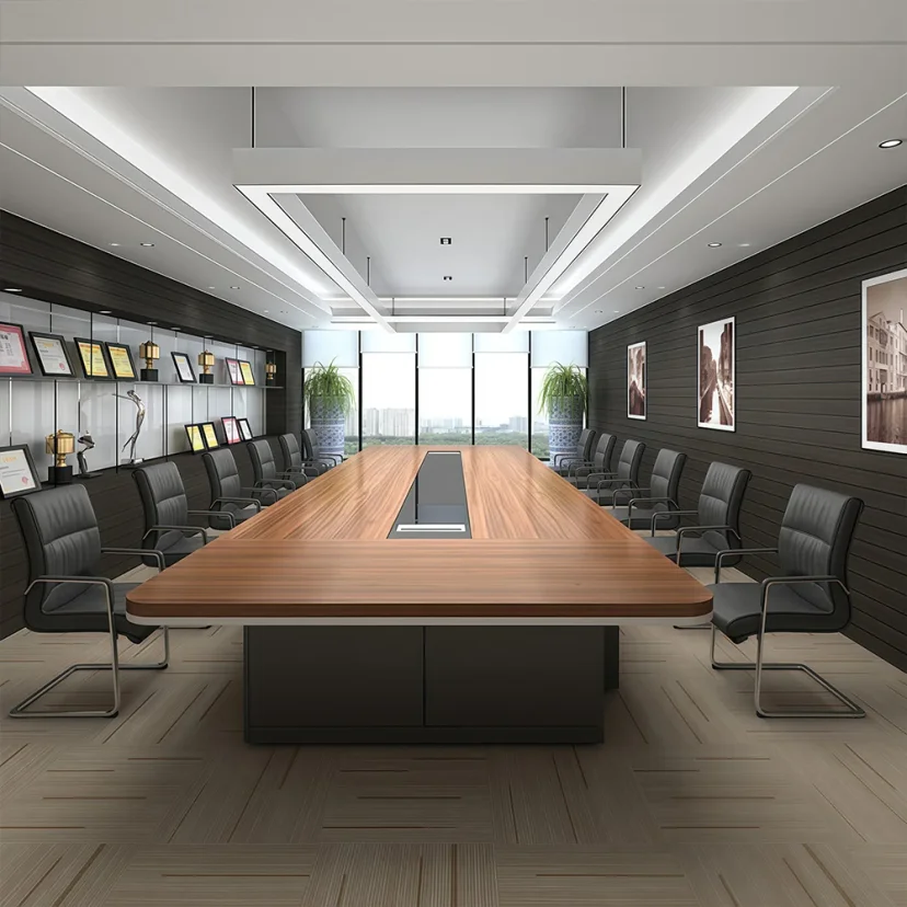 Simple Thick Plate Conference Table - Maoters