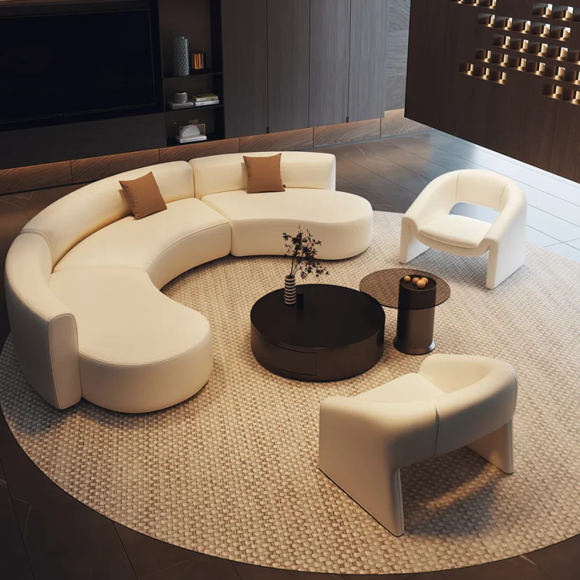 Half Circle Sofa for Business Hospitality