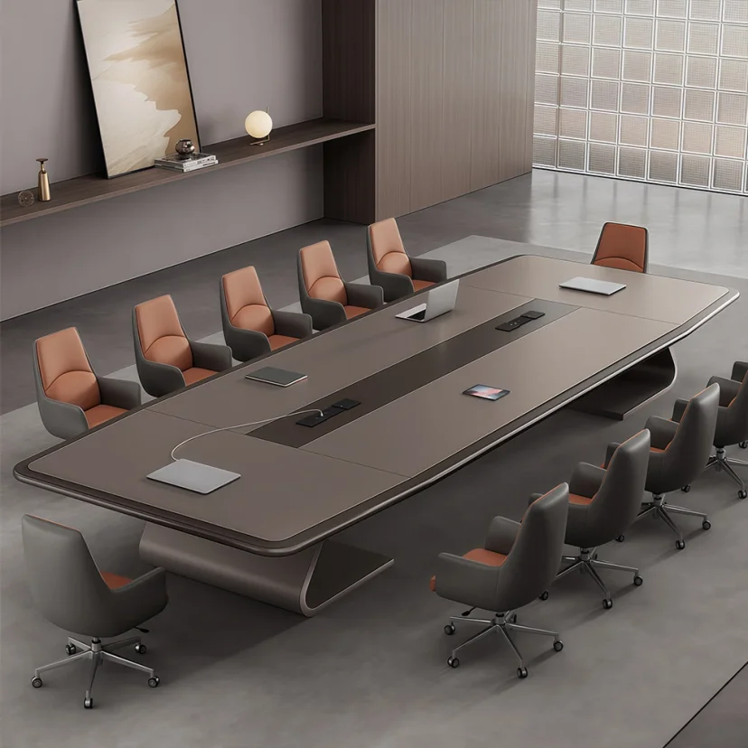 Sleek Paint Finish Conference Table