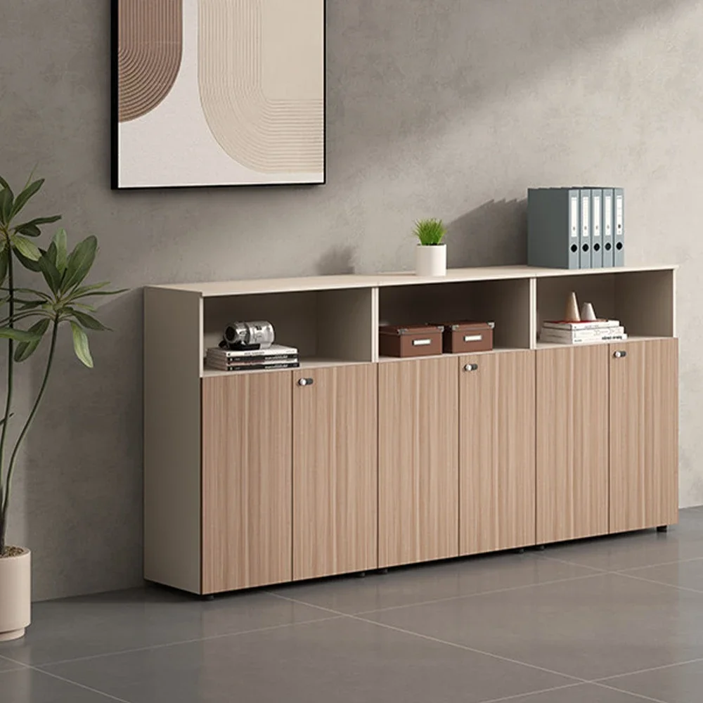Low Office Storage Cabinet with Lock