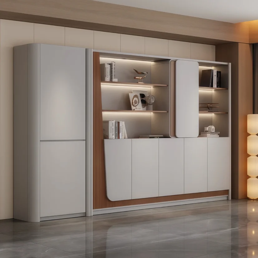 Wooden File and Storage Cabinet for Office