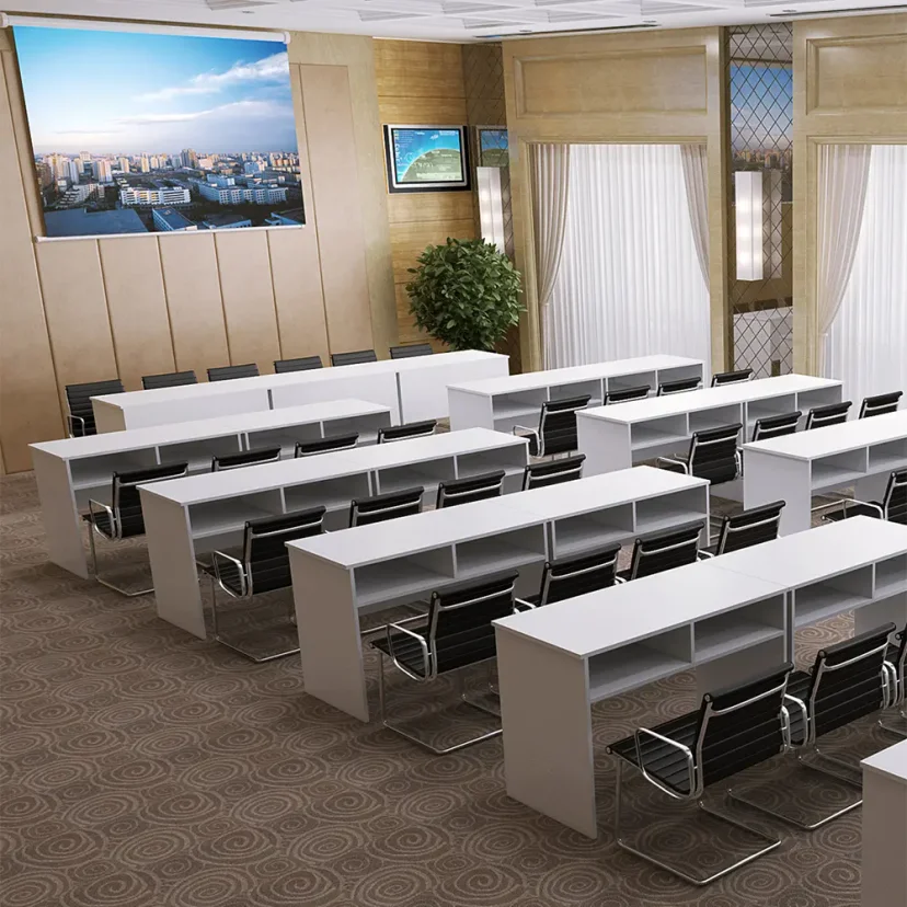 Office Training Table with Open Storage - Maoters