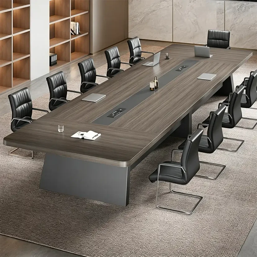 Sleek Minimalist Office Conference Table – Ideal for Modern Workspaces