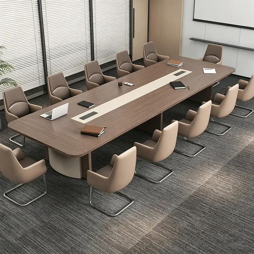 Modern Boardroom Wood Conference Table - Maoters