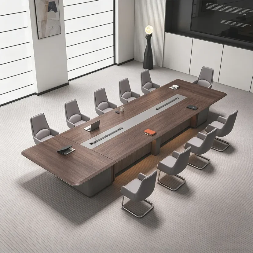 Executive Rectangular Wood Conference Table - Maoters