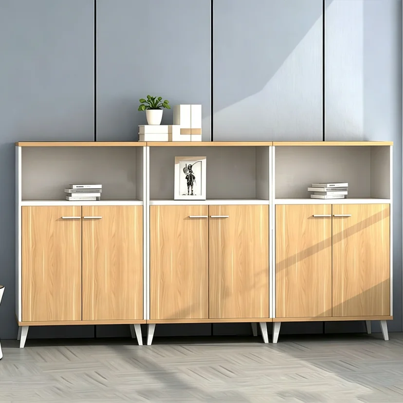 Wooden File Cabinet With Drawers
