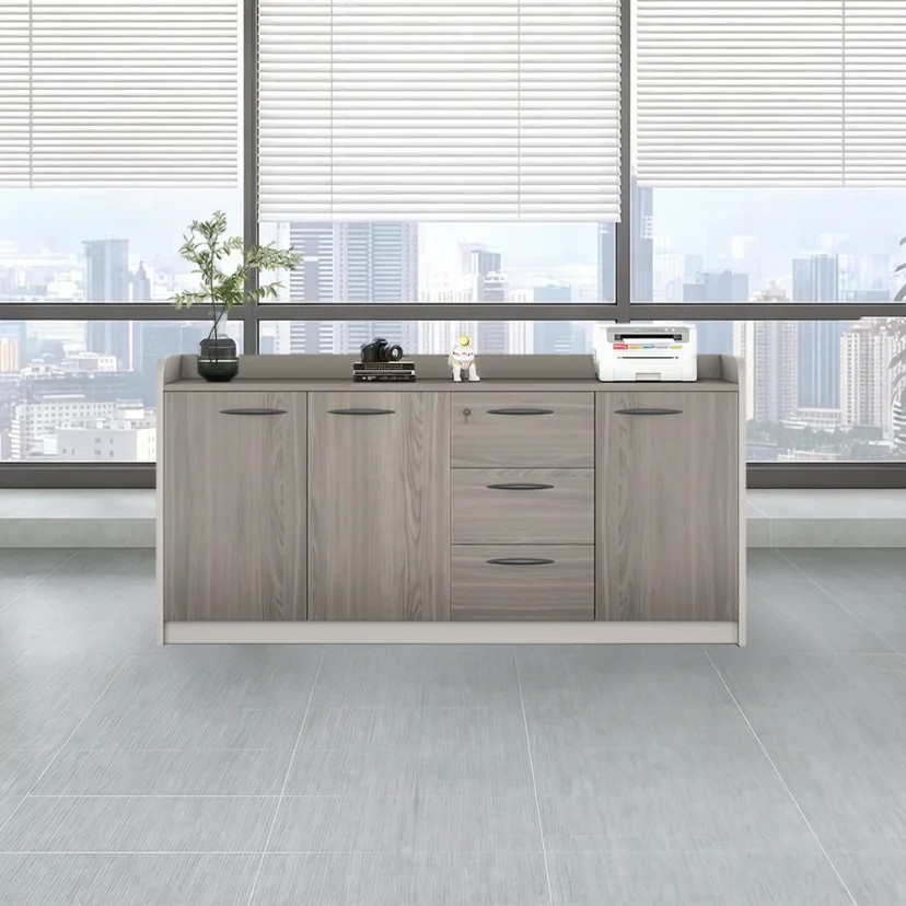 Lockable Low Office Partition Cabinet