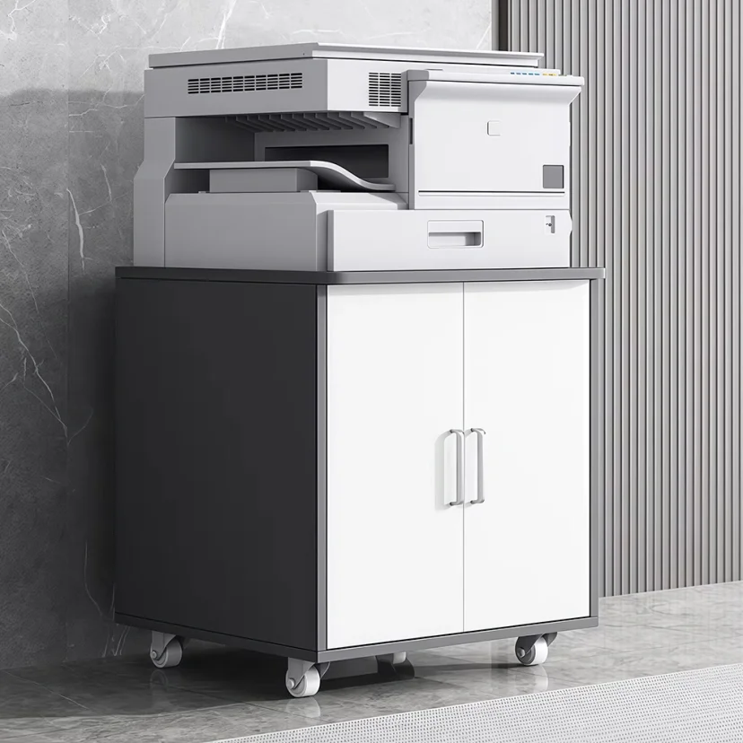 Mobile Filing Cabinet with Rounded Corners