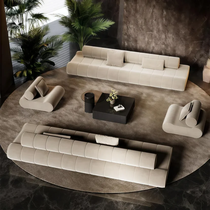 Light Luxury Sofas for Lobby & Meeting Areas