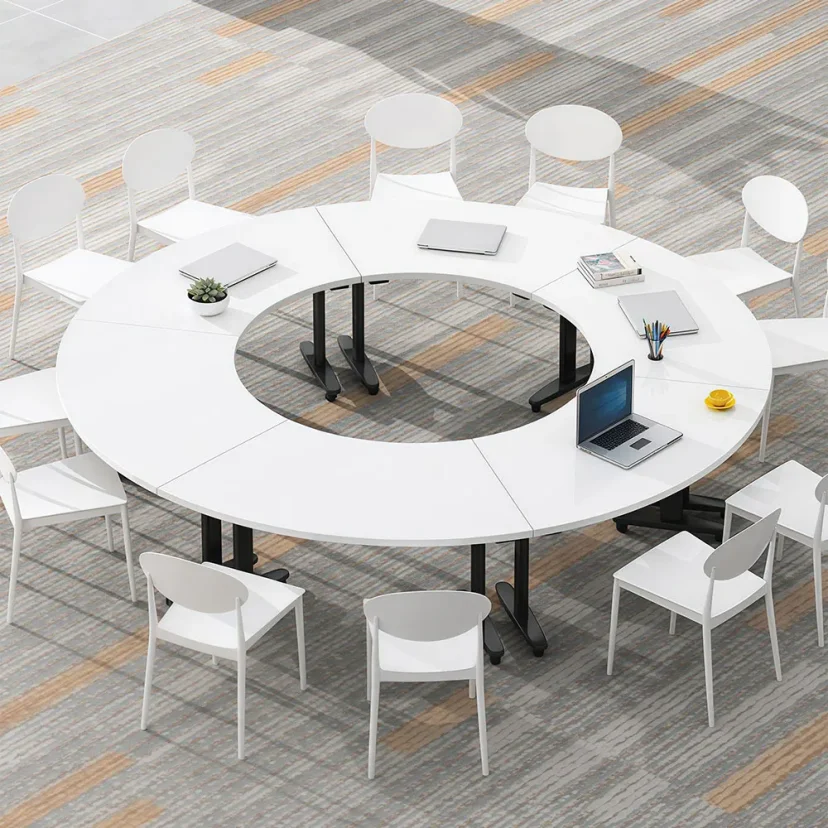 Collaborative Training Room Round Conference Table - Maoters