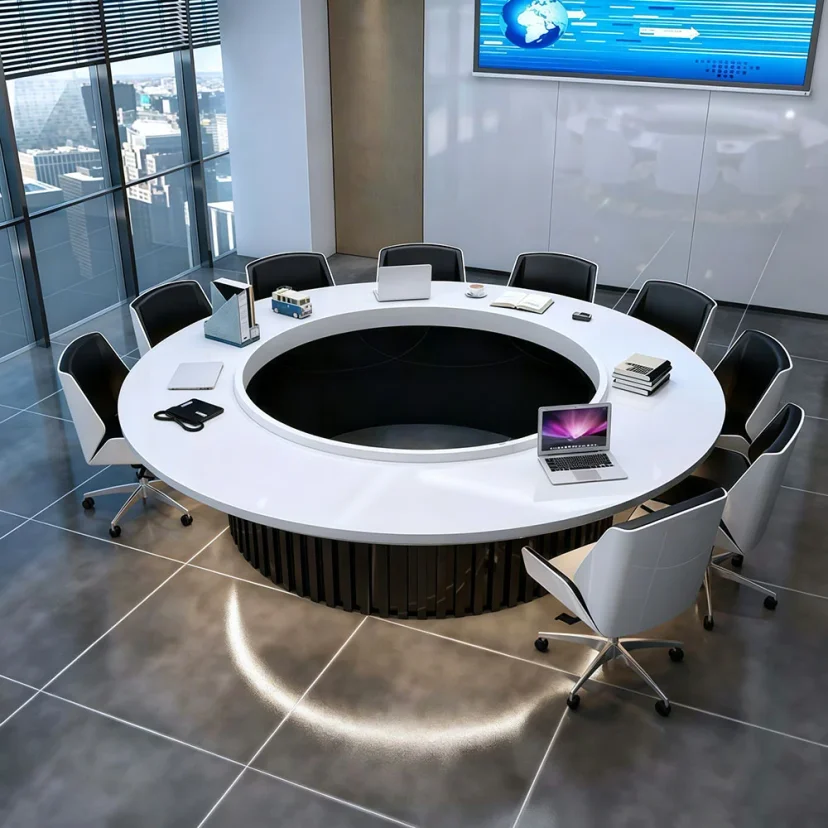 Executive Boardroom Round Conference Table - Maoters