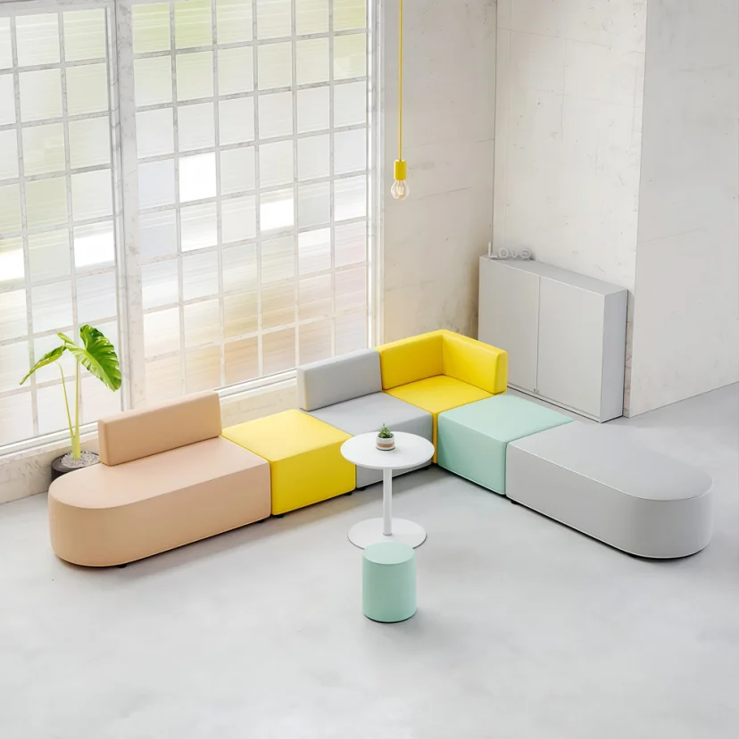Creative Minimalist Modular Sofa – Modern Convertible Couch for Flexible Seating