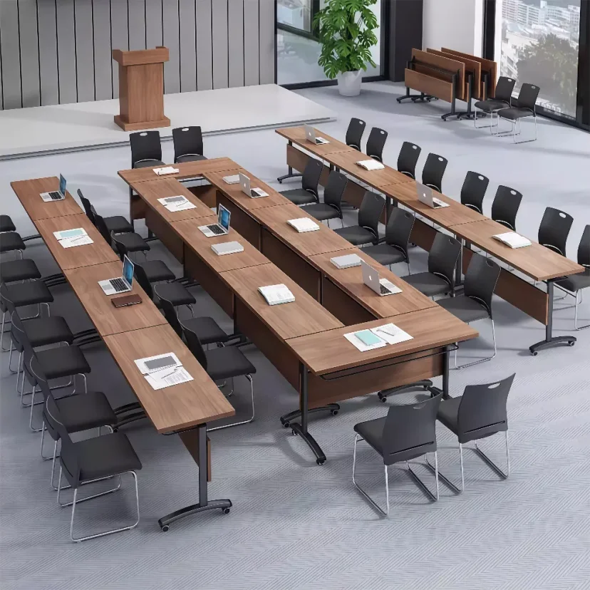 Modular Movable Folding Conference Table - Maoters