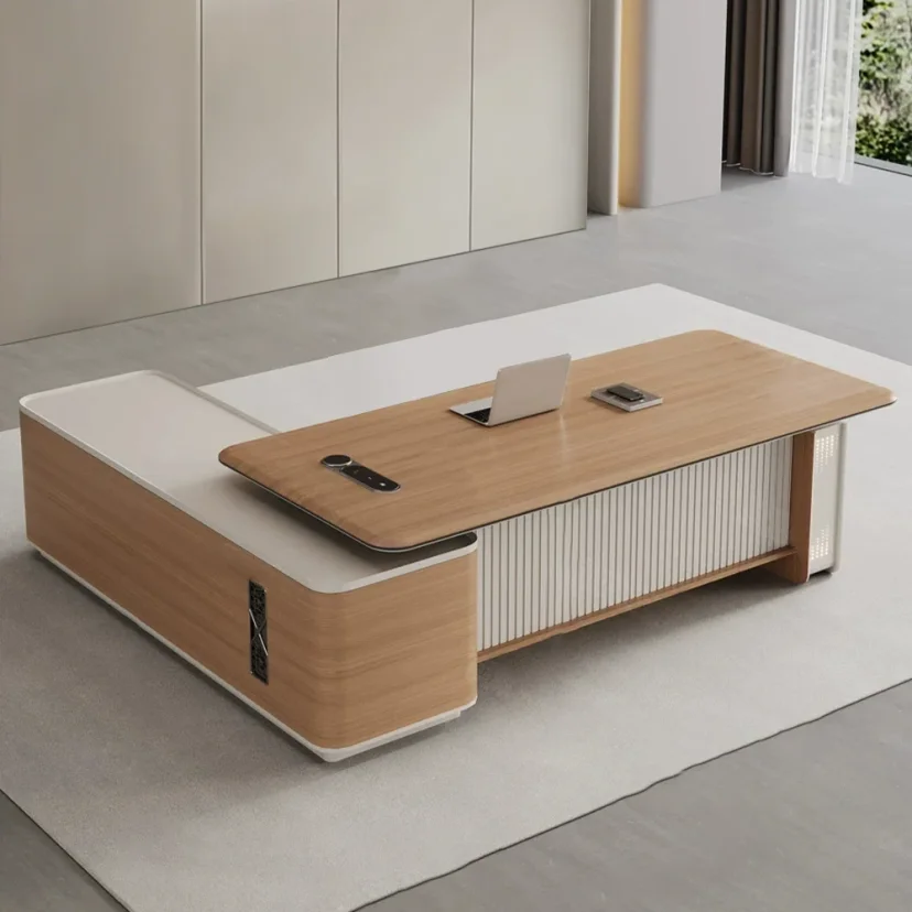Modern Electric Height Adjustable Executive Office Desk