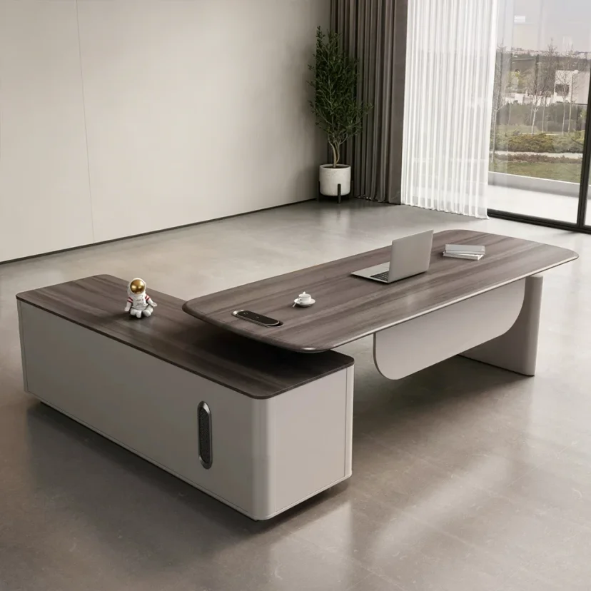 Sleek Electric Lift Executive Desk