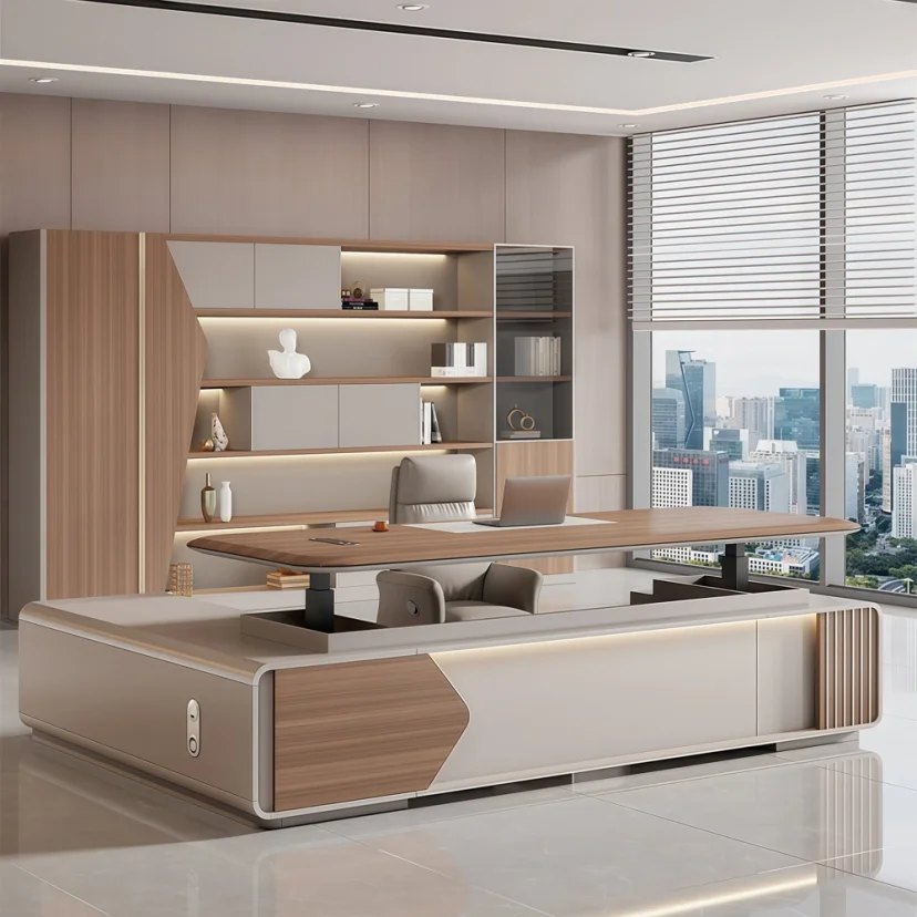 Office Premium Wood Executive Desk - Maoters