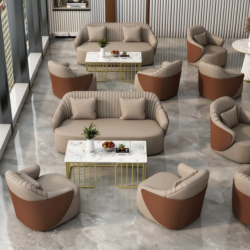 High-End Hotel Lobby Business Sofa