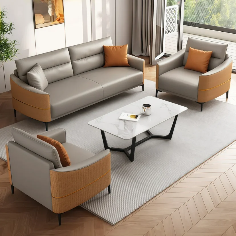 Sofa Designed for Minimalist Business Waiting Area