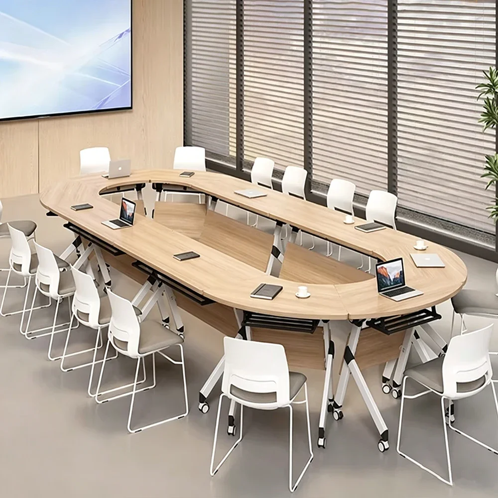 Foldable Mobile Modular Meeting Table - Maoters