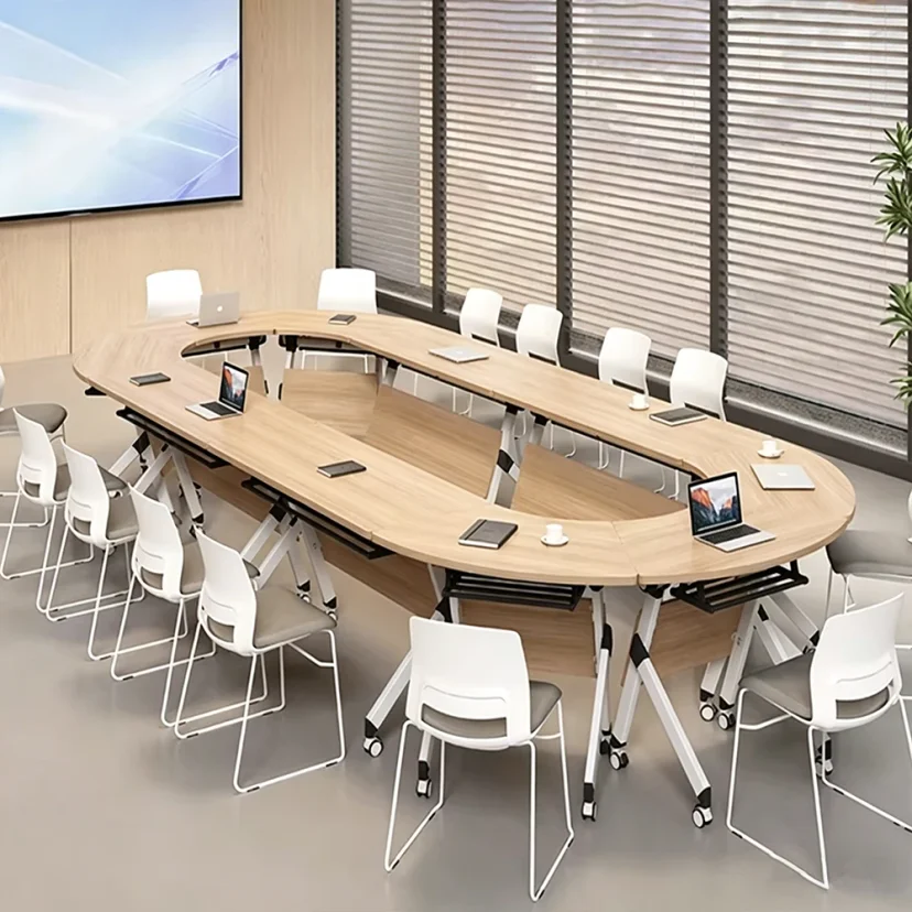 Foldable Mobile Modular Meeting Table - Maoters