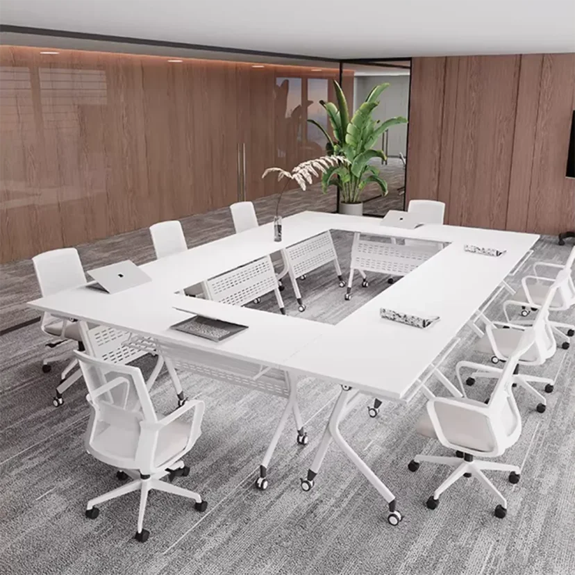 Modern Mobile Folding Meeting Table - Maoters
