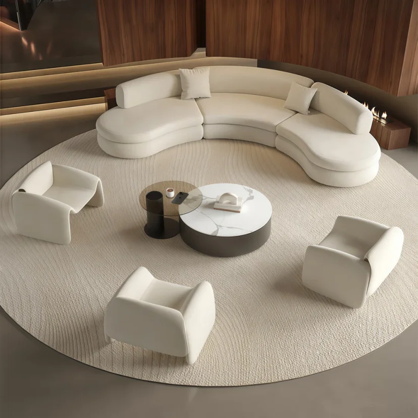 Semi-Circular Sofa for Commercial Environments