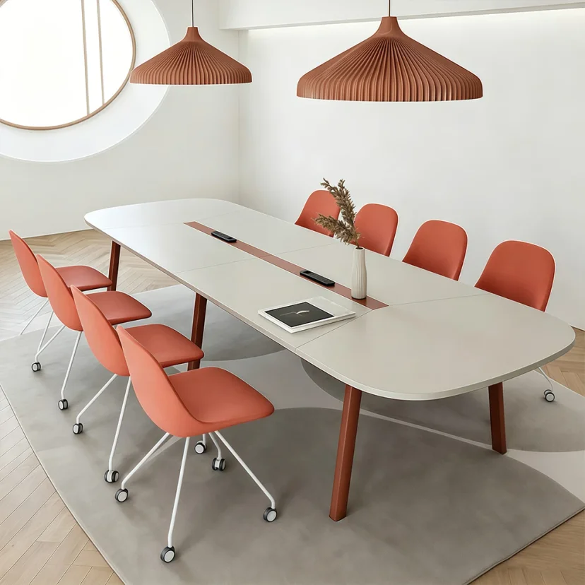 Modern Office Rounded Conference Table - Maoters