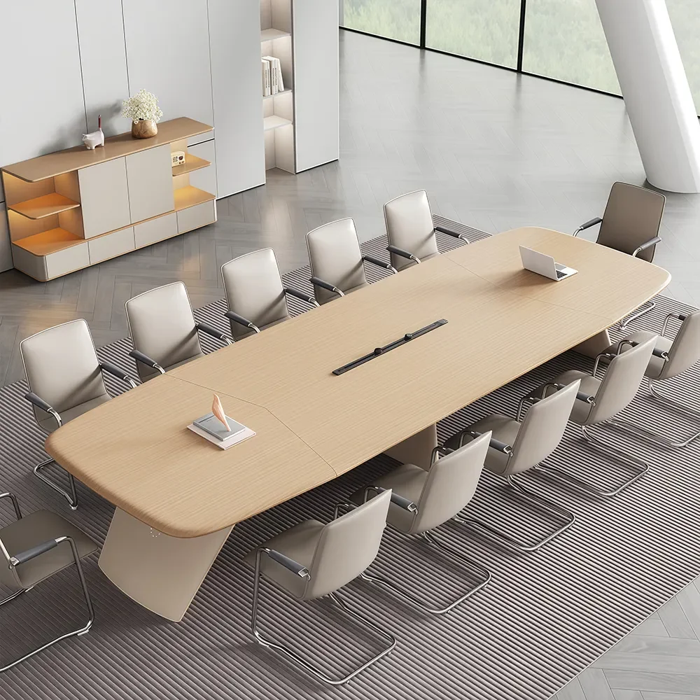 Minimal Rounded Edge Executive Meeting Table - Maoters