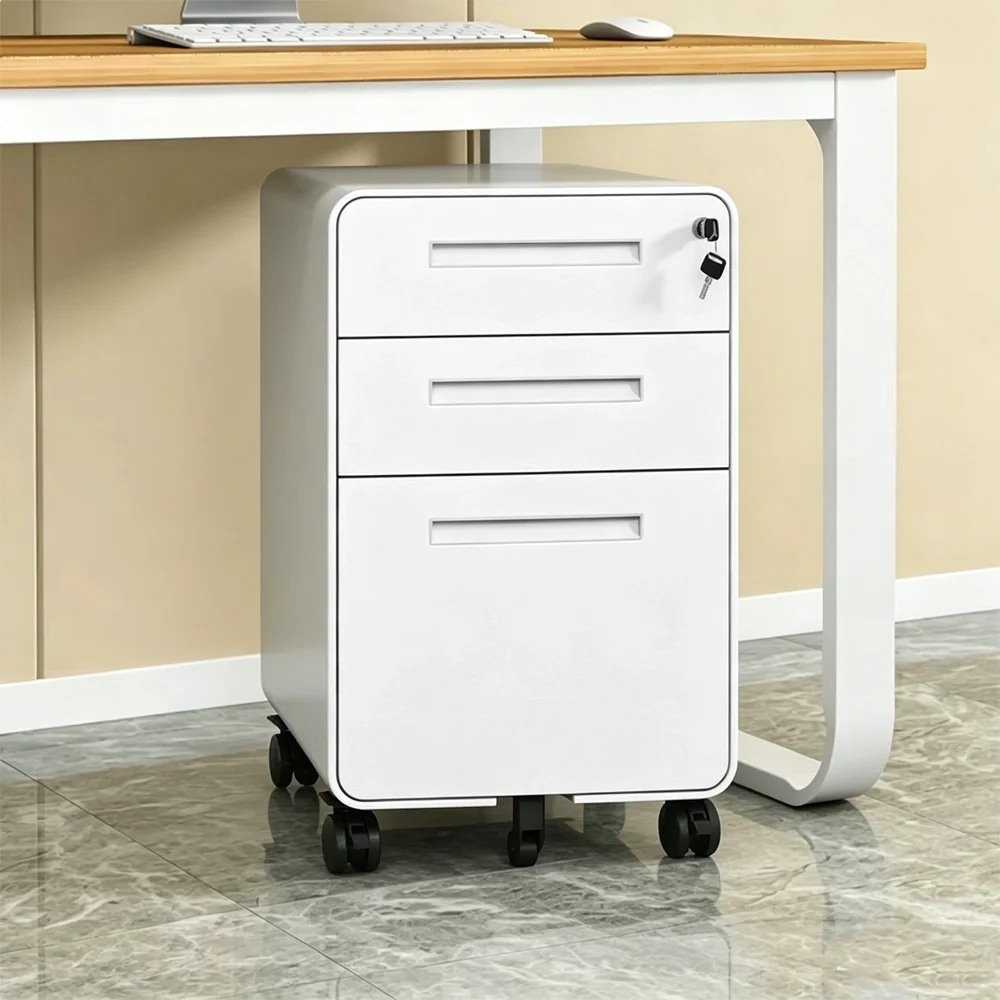 Small Metal Filing Cabinet for Home or Office
