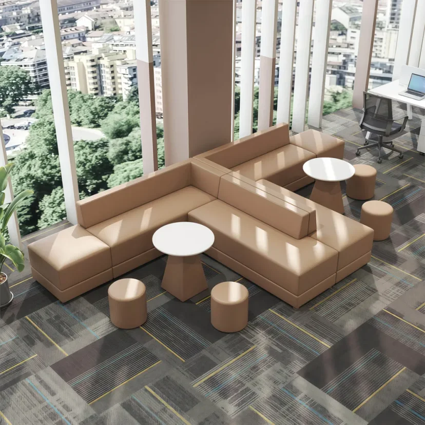 Leisure Reception Sofa Small — Modular Sofa Set for Lounge Area