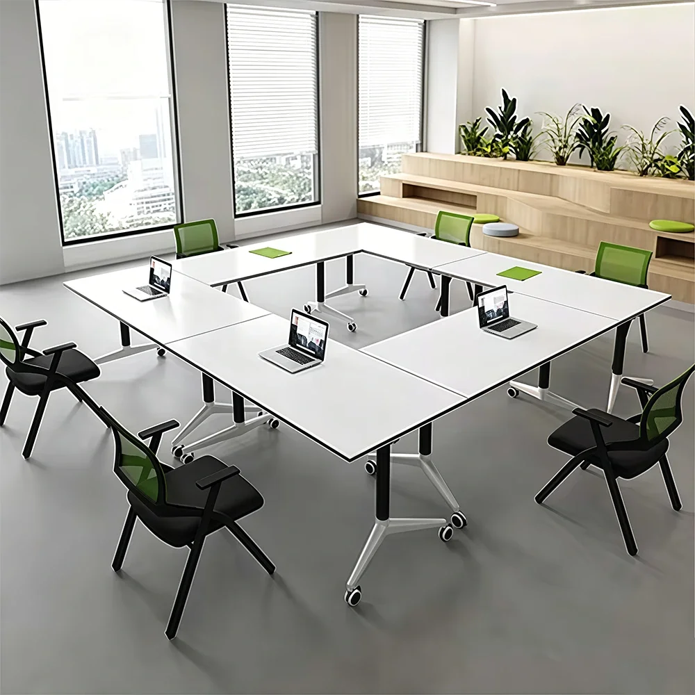 Modern Mobile Modular Training Table - Maoters