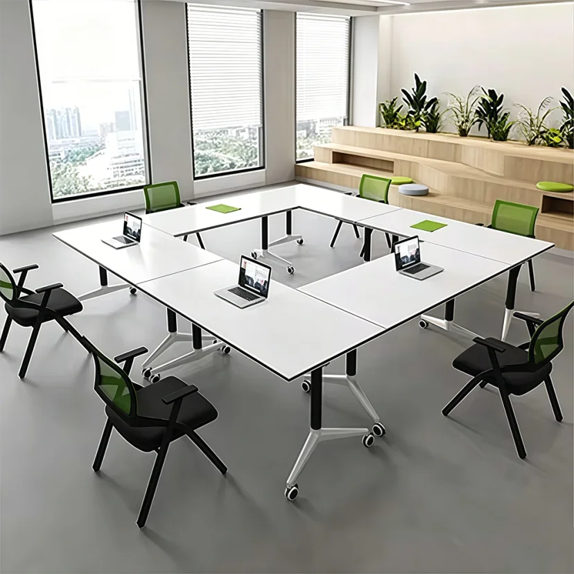 Modern Mobile Modular Training Table - Maoters