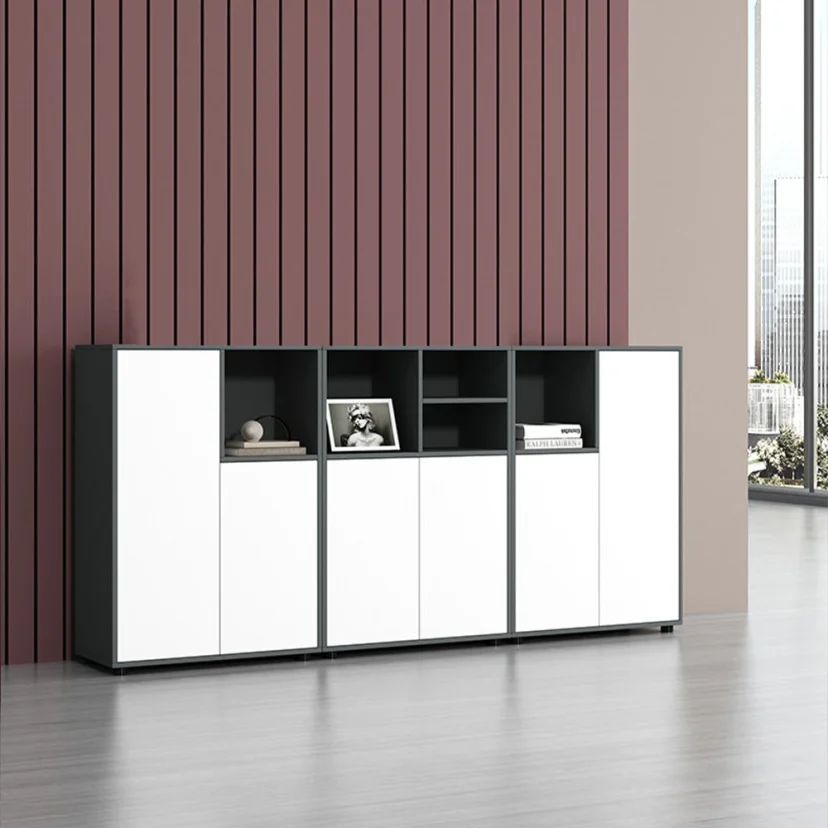 Minimalist Office Credenza – Room Divider File Storage