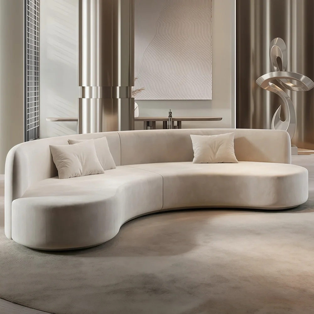 Semi-Circular Lounge Sofa for Business Lobbies