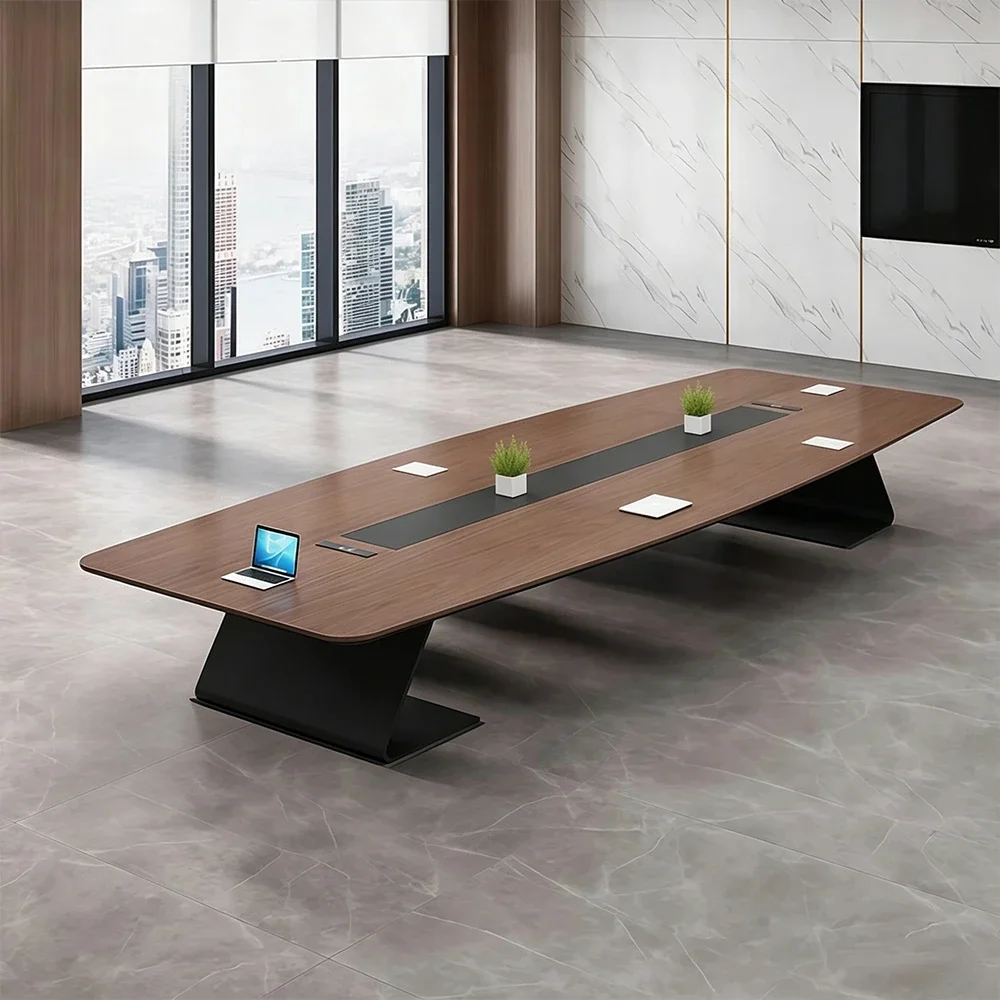 Modern Large Long Rectangular Meeting Table - Maoters