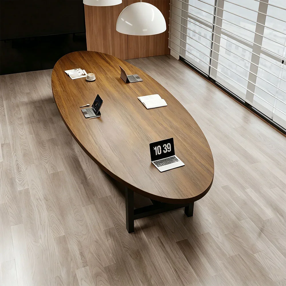 Meeting Room Solid Wood Large Conference Table - Maoters