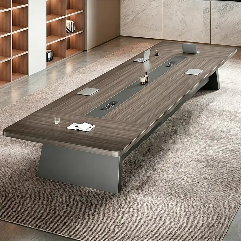 Sleek Minimalist Office Conference Table – Ideal for Modern Workspaces