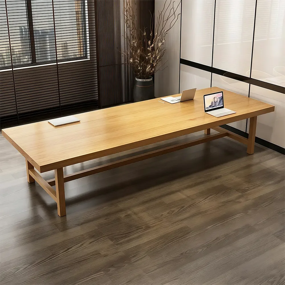 Modern Office Natural Wood Conference Table - Maoters