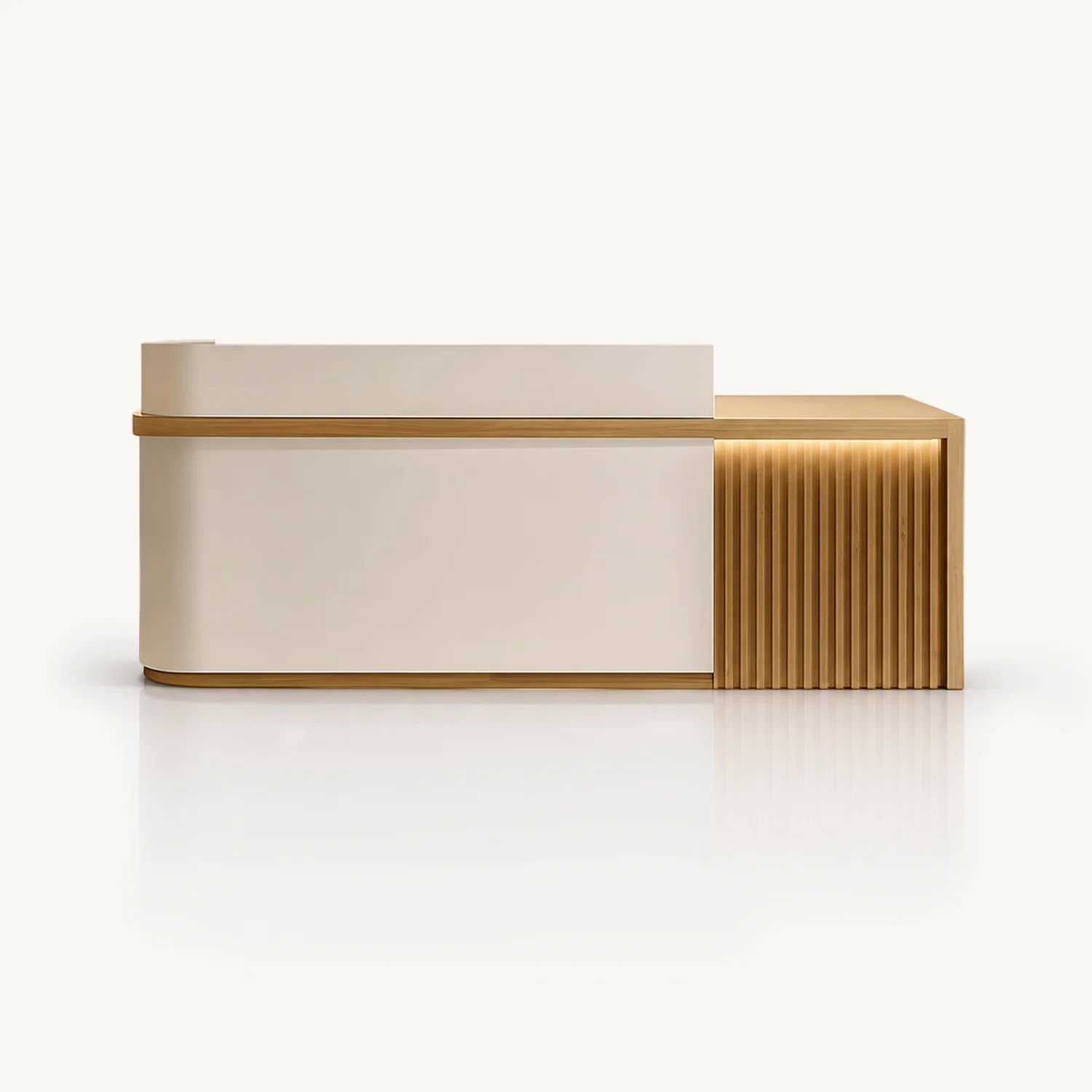 Luxury Wabi-Sabi Reception Desk – Salon & Boutique Counter
