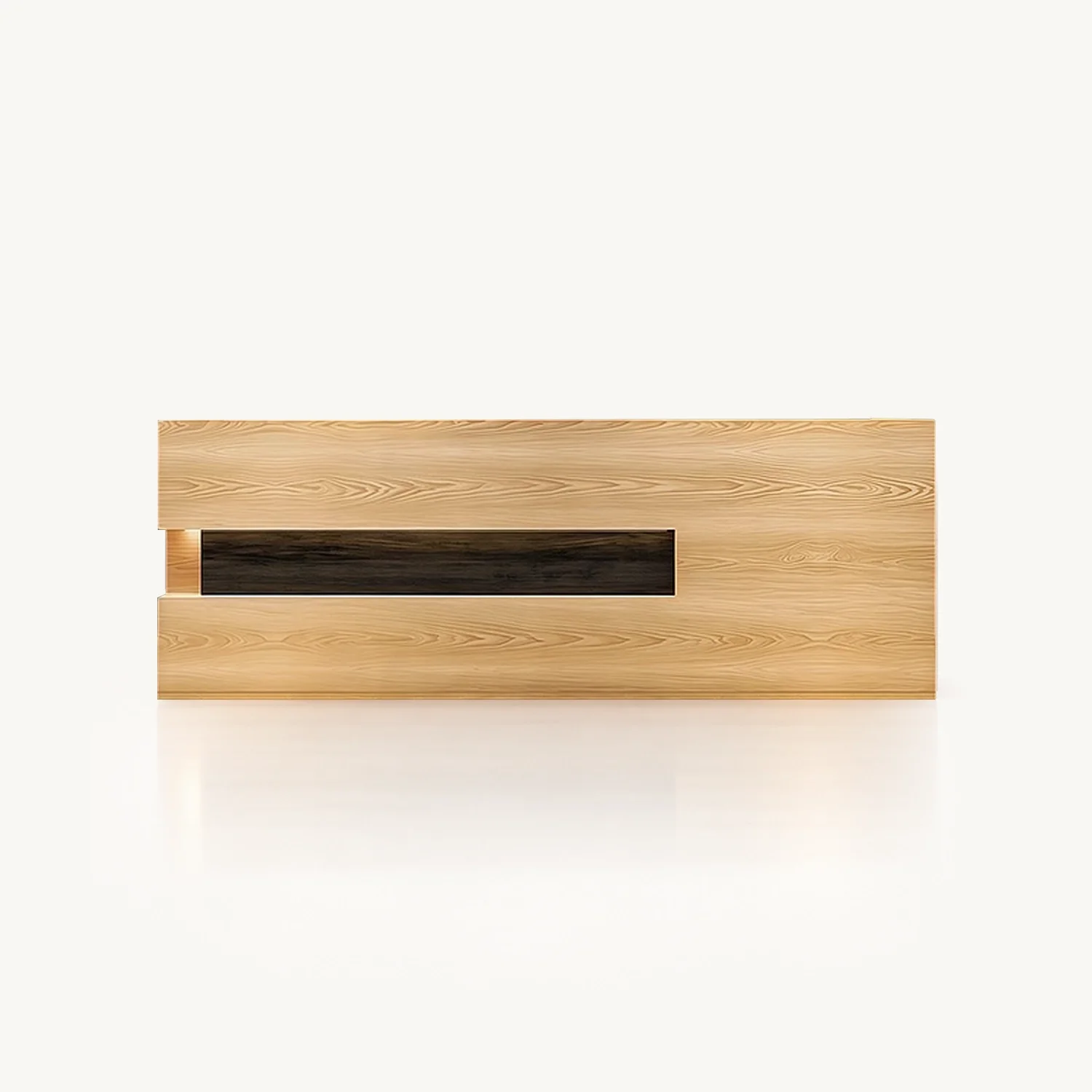 Retro Solid Wood Reception Desk – Maoters