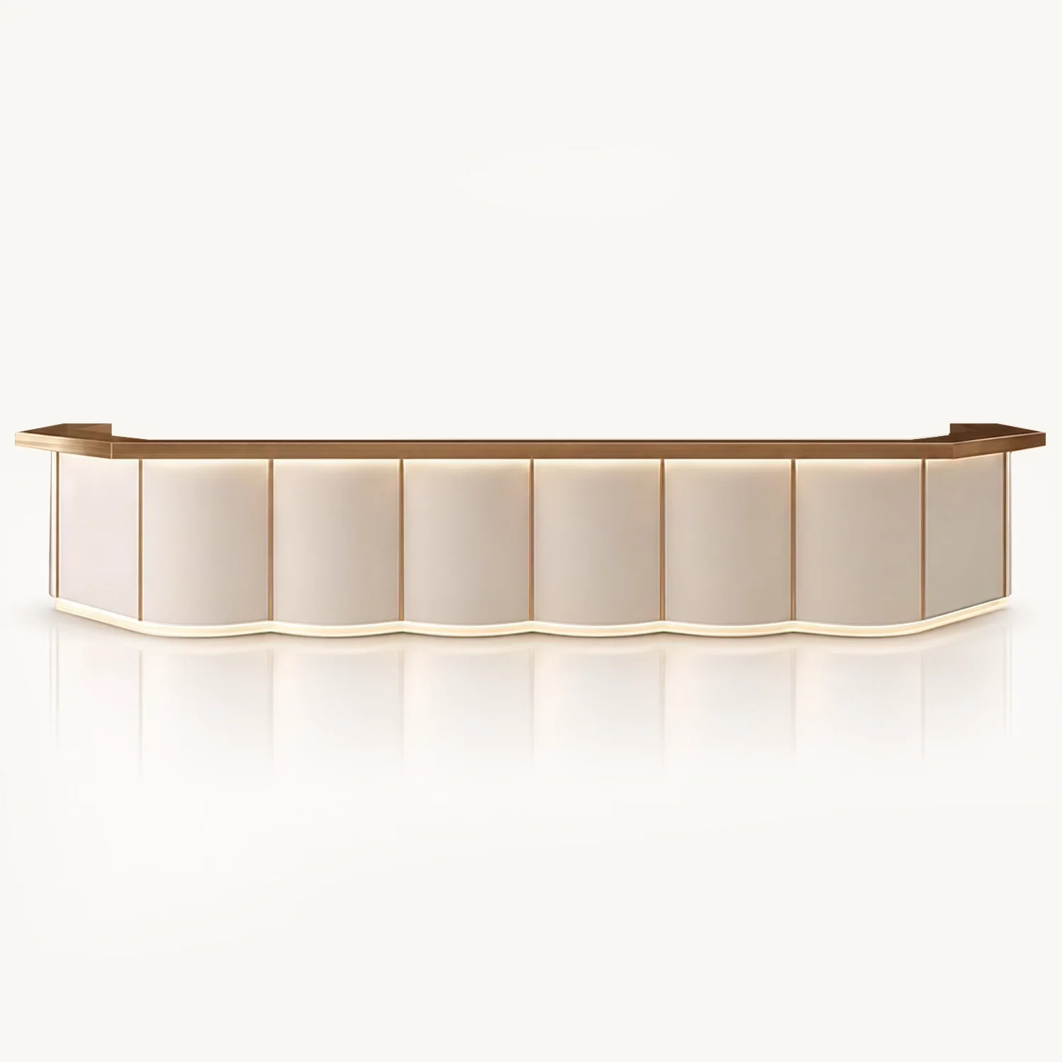 Modern Cream Tone Bistro & Reception Desk