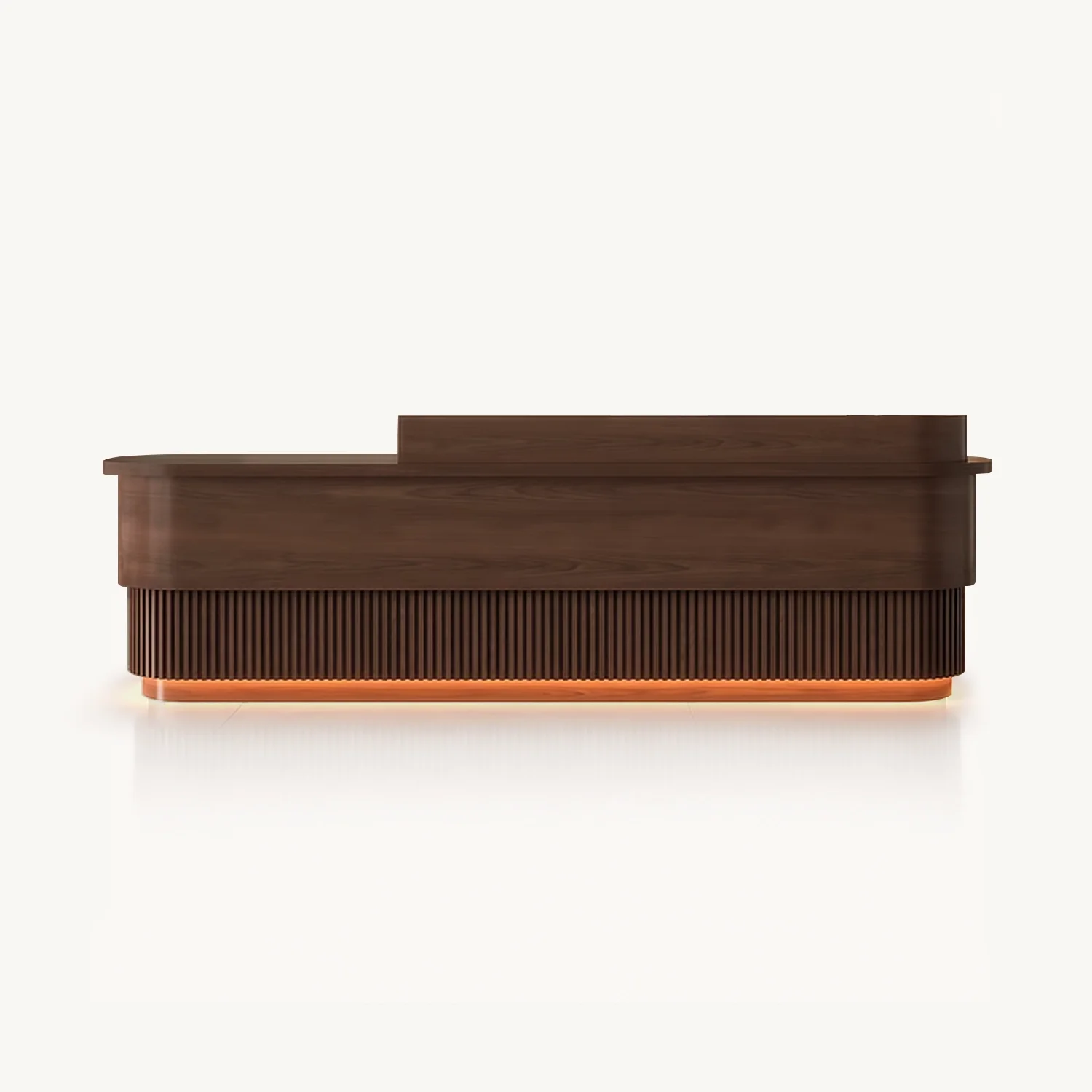 Minimalist Wabi Sabi Reception Counter